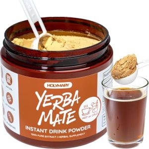 Yerba Mate Instant Tea Boost Energy Focus Immunity Cardio Health Pure Organic Concentrated Extract No Added Flavors Sug