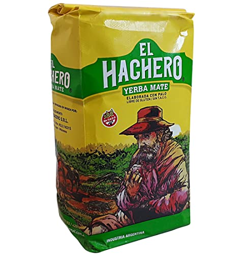 "El Hachero" Yerba Mate Loose Leaf Tea (1kg/|2Lb) | Yerba Mate Green Loose Leaf Tea for Relaxed Moments (1kg/|2Lb) | Ar