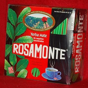 Rosamonte Yerba Mate Cocido Tea - Natural Health Benefits - Stress Relief - 50 Tea Bags