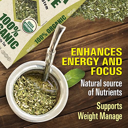 Anahí Mate LEAF & STEM Premium Loose Leaf Yerba Mate | Organic, Sustainable, Smoke-Free | Natural Energy and Nutritional